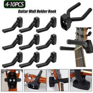 Guitar Stand Metal Guitar Hanger Wall Mount for Acoustic Guitar Easy To Install with Screws Bass Instrument Guitar Accessories