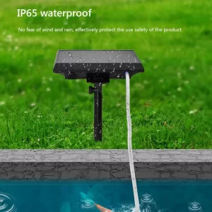 Fish Pond Solar Air Pump Ventilator Aquarium Outdoor Fishing Rotary Oxygen Tool